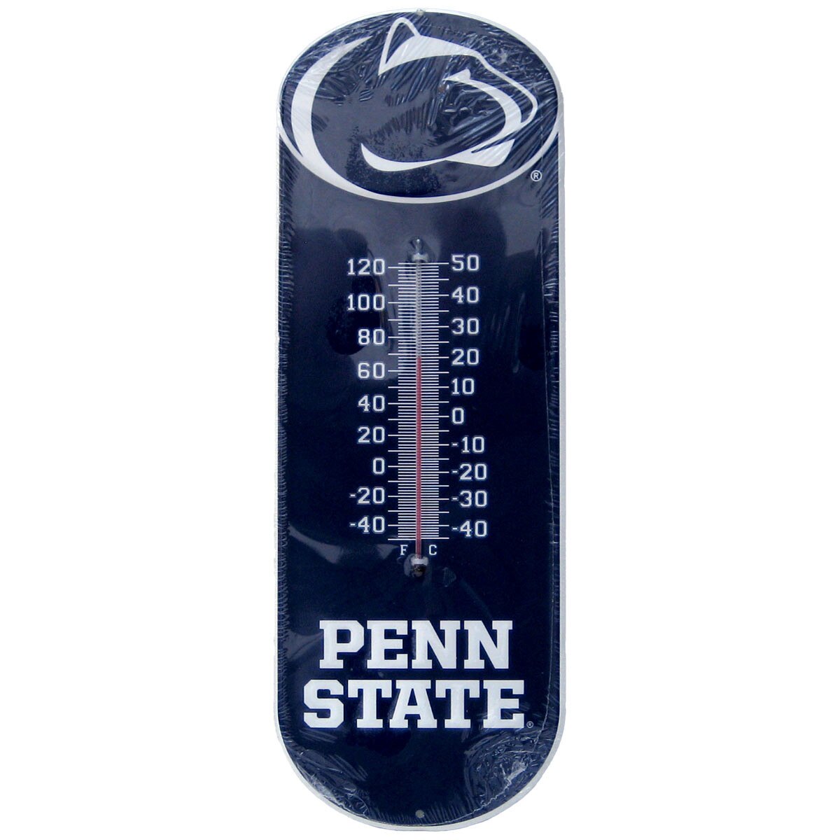 navy metal Penn State thermometer